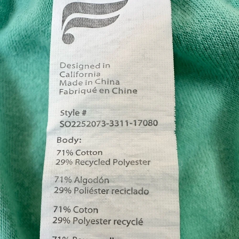 Fabletics Mint Green Terry Cloth Pull-On Casual Beach Lounge Athletic Sh… - Picture 7 of 11